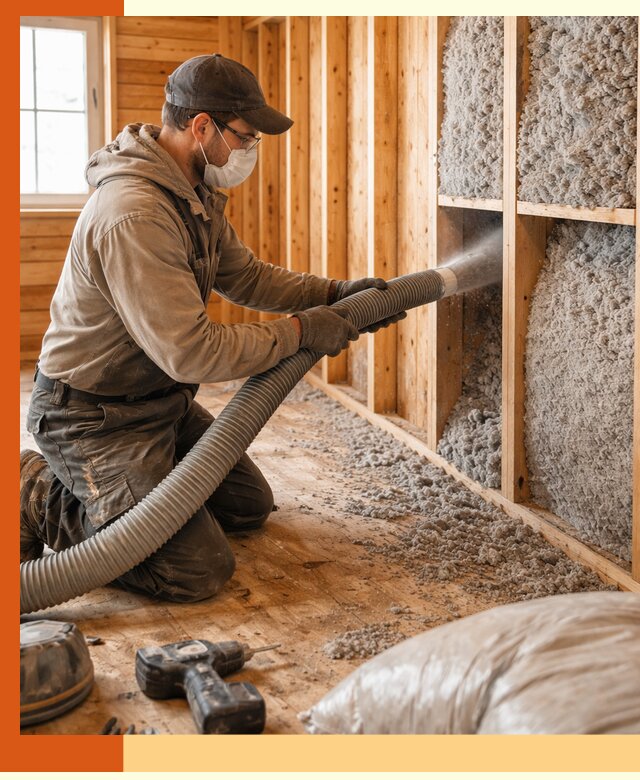 Утепление дачного дома эковатой в Шатуре — быстро и надёжно