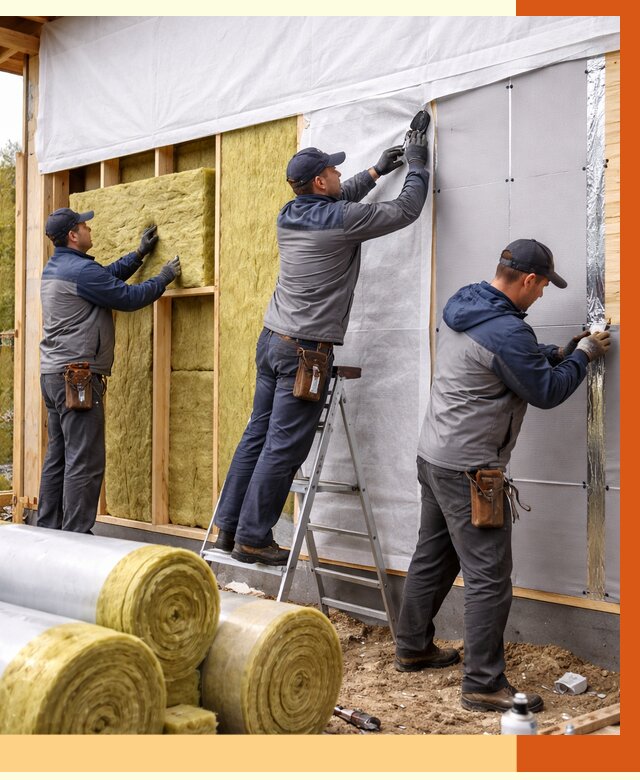 Утепление каркасного дома в Шатуре от 4302 руб./м2 — профессионально | ТепломастерШтр