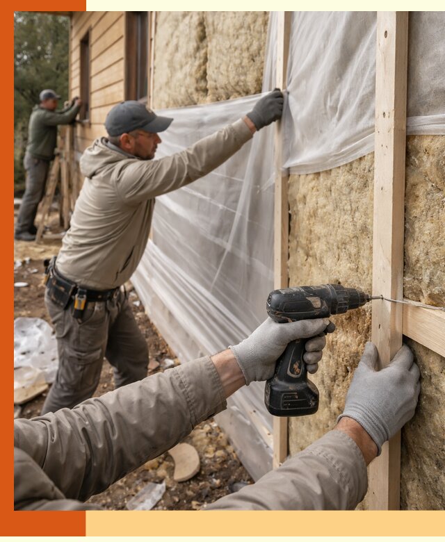 Утепление дома из бруса в Шатуре качественно и долговечно