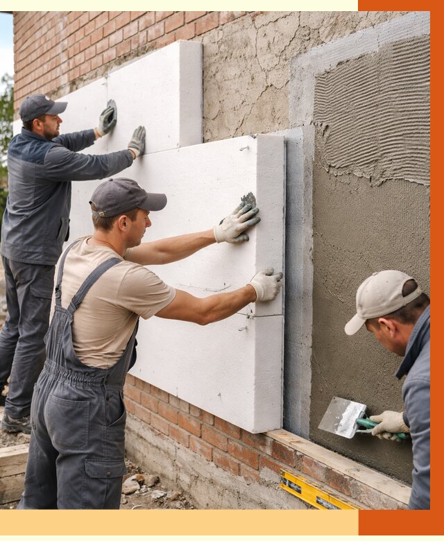 Утепление кирпичного дома в Шатуре от 4302 руб. под ключ | ТепломастерШтр