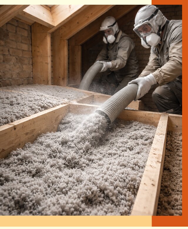 Утепление коттеджа эковатой в Шатуре от 2561 руб./м² — комплексная задувка и монтаж | ТепломастерШтр