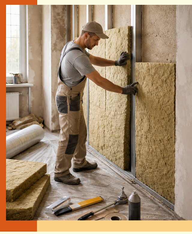 Утепление квартиры в Шатуре — комплексная теплоизоляция стен и полов