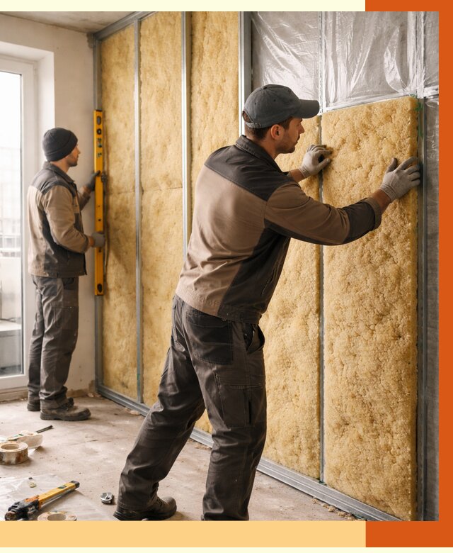 Утепление квартиры изнутри в Шатуре от 4456 руб. за м2 | Проф. работы ТепломастерШтр