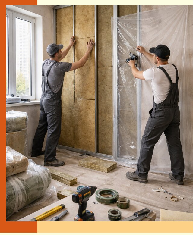 Утепление квартиры изнутри профессионально в Шатуре