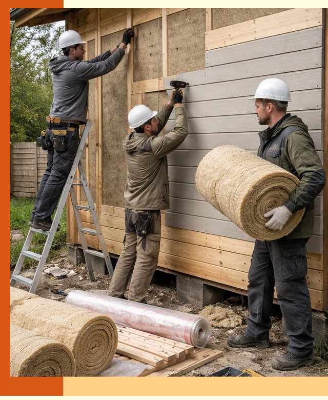 Утепление бани снаружи в Шатуре профессионально и надежно
