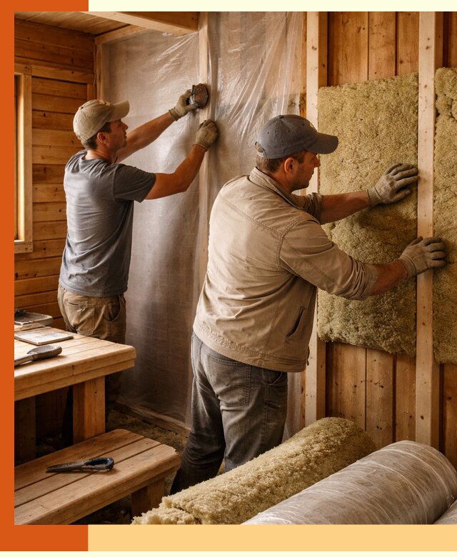 Утепление бани изнутри в Шатуре качественно и недорого