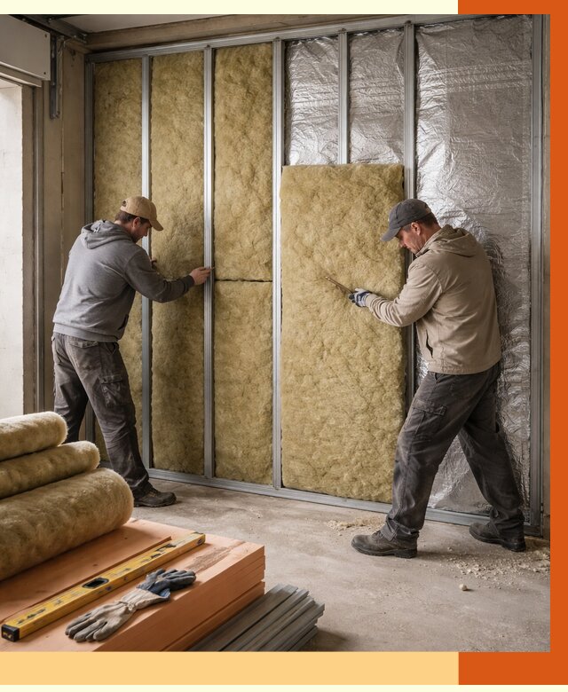 Утепление гаража изнутри в Шатуре от 7683 руб/м2 — работы и цена | ТепломастерШтр