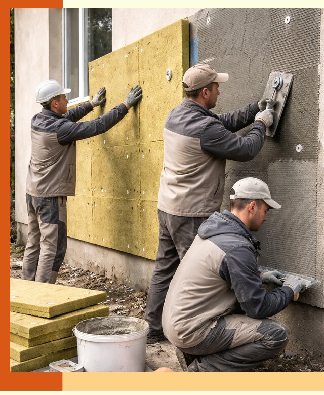 Утепление фасада под штукатурку в Шатуре — энергоэффективная технология