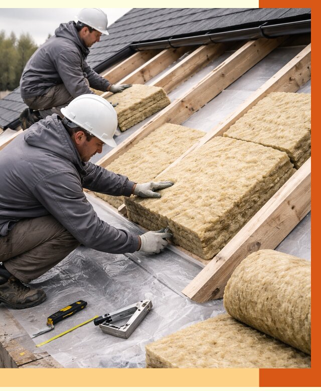 Утепление крыши в Шатуре от 1895 руб./м2 — комплексное утепление кровли | ТепломастерШтр