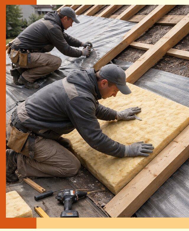 Профессиональное утепление крыши в Шатуре качественно и надежно