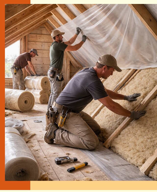 Утепление крыши изнутри в Шатуре: профессионально и надежно