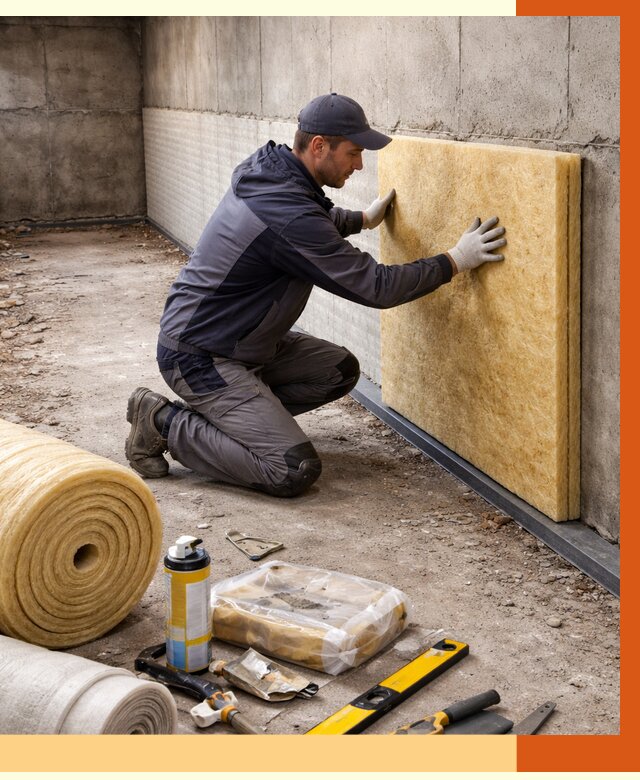 Утепление фундамента изнутри в Шатуре от 4302 руб./м2 — работы под ключ | ТепломастерШтр