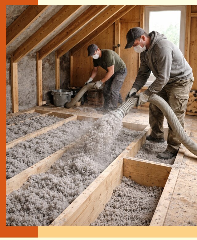 Утепление мансарды эковатой в Шатуре с гарантией качества