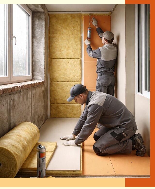 Утепление лоджии под ключ в Шатуре от 6659 руб/м2 — комплексное решение | ТепломастерШтр