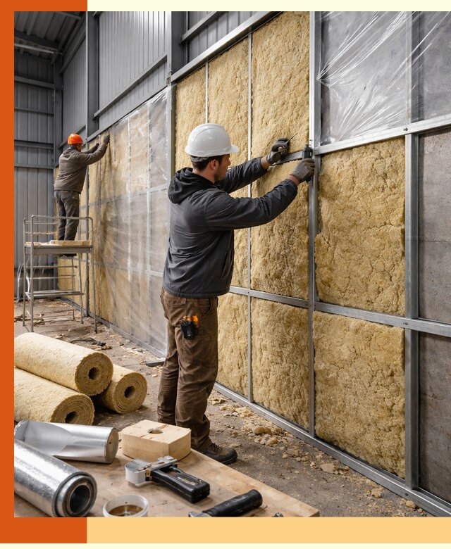 Утепление ангара в Шатуре — профессиональная теплоизоляция помещений