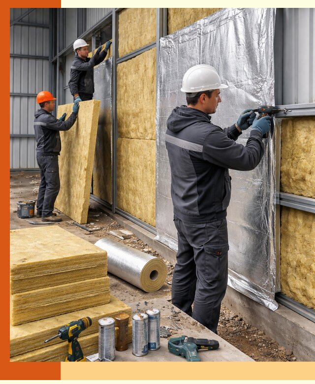 Утепление металлического ангара профессионально в Шатуре