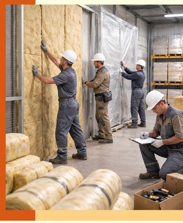 Утепление склада готовой продукции в Шатуре качественно и быстро