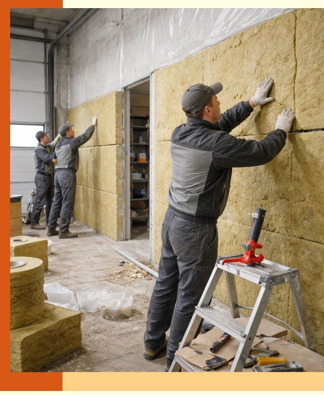 Утепление автосервиса и мастерских в Шатуре качественно и надёжно