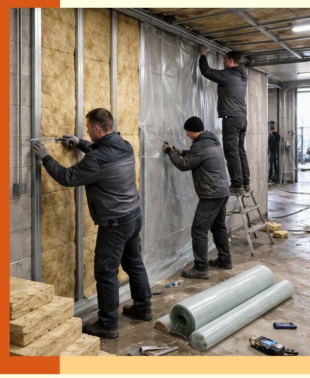 Профессиональное утепление автомойки в Шатуре для любого типа помещений