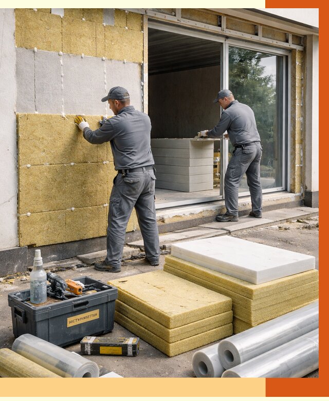 Утепление торгового павильона в Шатуре от 14854 руб./м² под ключ | ТепломастерШтр