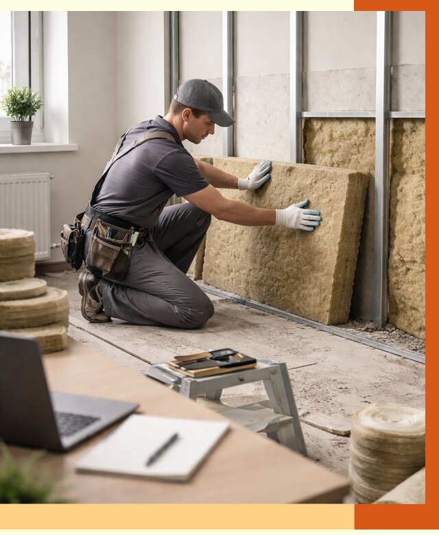 Утепление офиса в Шатуре от 4610 руб/м2 — комплексное утепление офиса под ключ | ТепломастерШтр