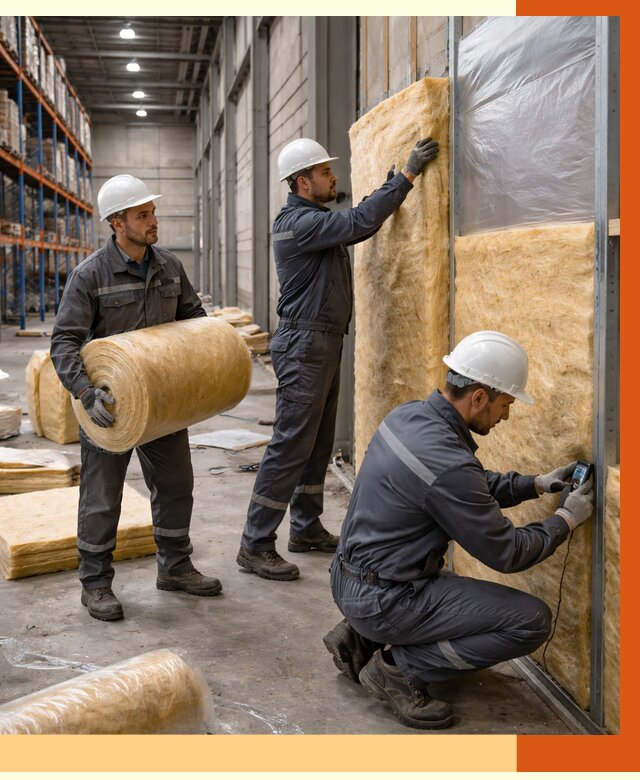 Утепление логистического центра в Шатуре от 4610 руб/м² под ключ | ТепломастерШтр