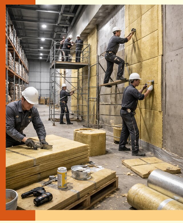 Утепление логистического центра в Шатуре качественно и экономично