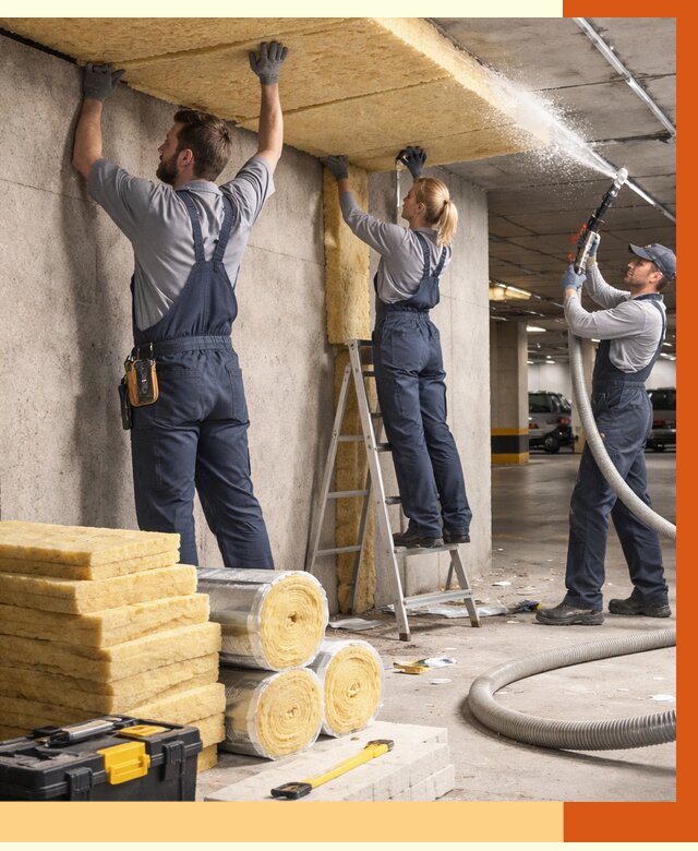 Утепление паркинга в Шатуре от 6966 руб./м2 — работы под ключ | ТепломастерШтр