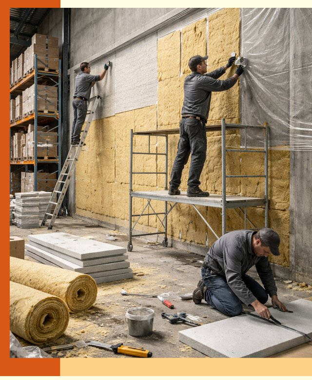 Утепление холодного склада под ключ в Шатуре