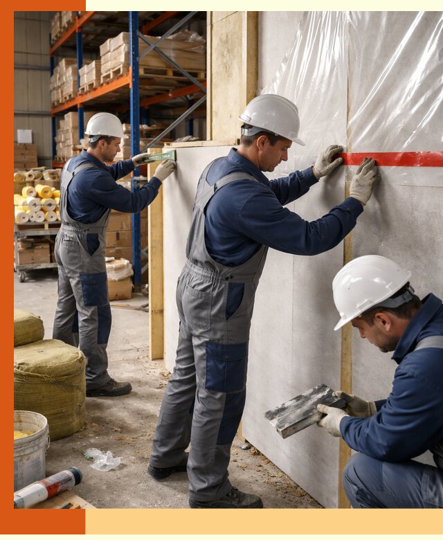 Утепление теплого склада под ключ в Шатуре