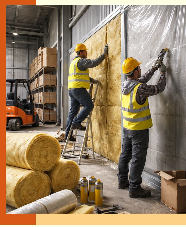 Утепление склада с техникой в Шатуре под ключ