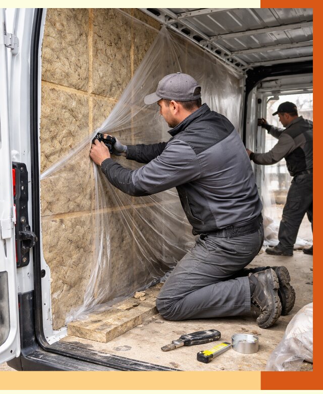 Утепление фургона в Шатуре от 16903 руб/м2 — утепление фургона ППУ и кузова | ТепломастерШтр