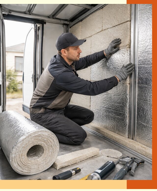 Утепление фургона рефрижератора в Шатуре от 12805 руб./м² под ключ | ТепломастерШтр