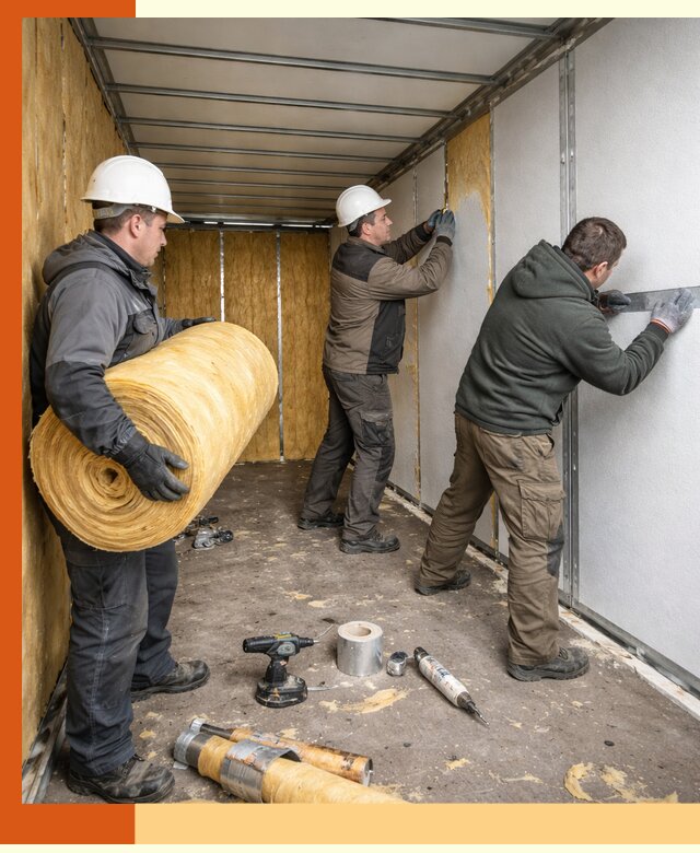 Утепление рефрижераторного контейнера в Шатуре профессионально и надежно