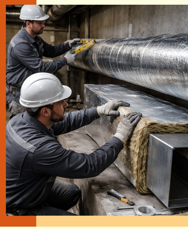 Профессиональное утепление воздуховодов и теплоизоляция в Шатуре