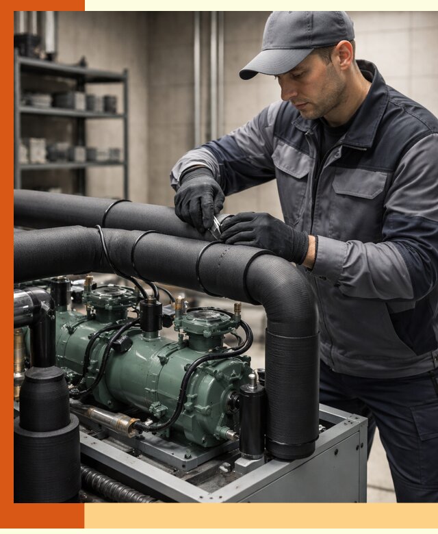 Утепление холодильного агрегата и теплоизоляция в Шатуре