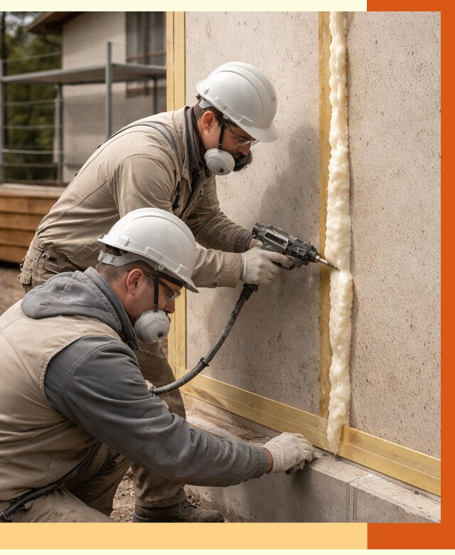 Утепление сип панелей ППУ в Шатуре от 4917 руб. под ключ | ТепломастерШтр