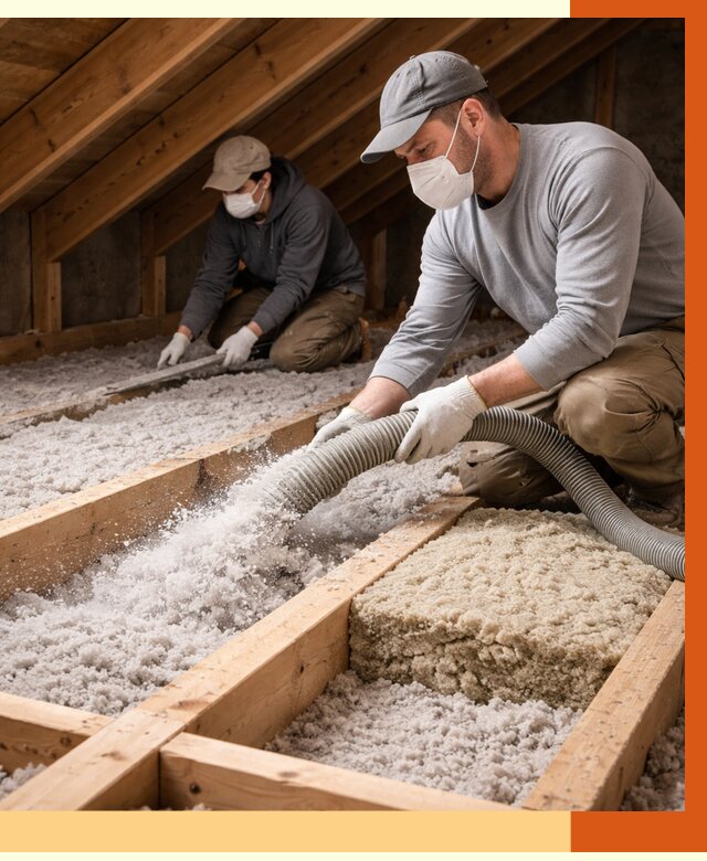 Заполнение полостей чердачного перекрытия в Шатуре от 4610 руб. | ТепломастерШтр