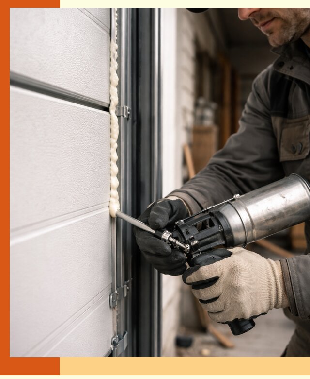 Заполнение пустот ворот в Шатуре профессионально и герметично