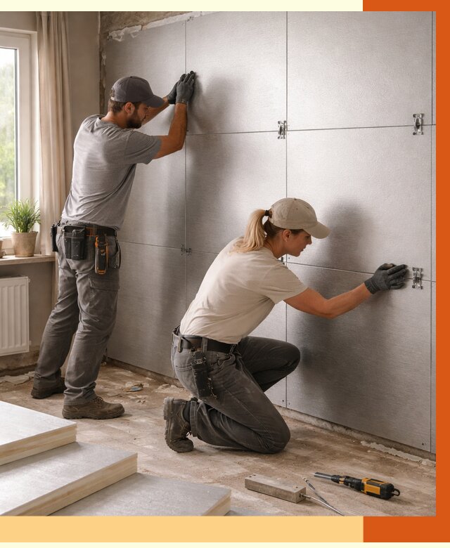 Утепление PIR панелями в Шатуре от 4302 руб. под ключ | ТепломастерШтр