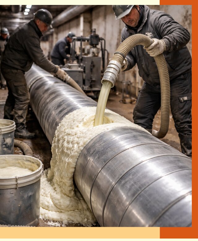 Утепление теплотрассы жидкой теплоизоляцией в Шатуре от 4302 руб. | ТепломастерШтр