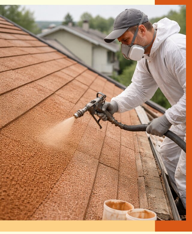 Утепление кровли жидкой пробкой в Шатуре от 2766 руб./м² под ключ | ТепломастерШтр