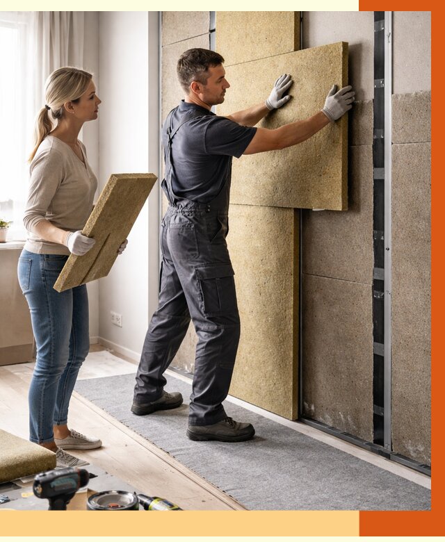 Профессиональная шумоизоляция квартиры в Шатуре от 7683 руб. за м2 | ТепломастерШтр