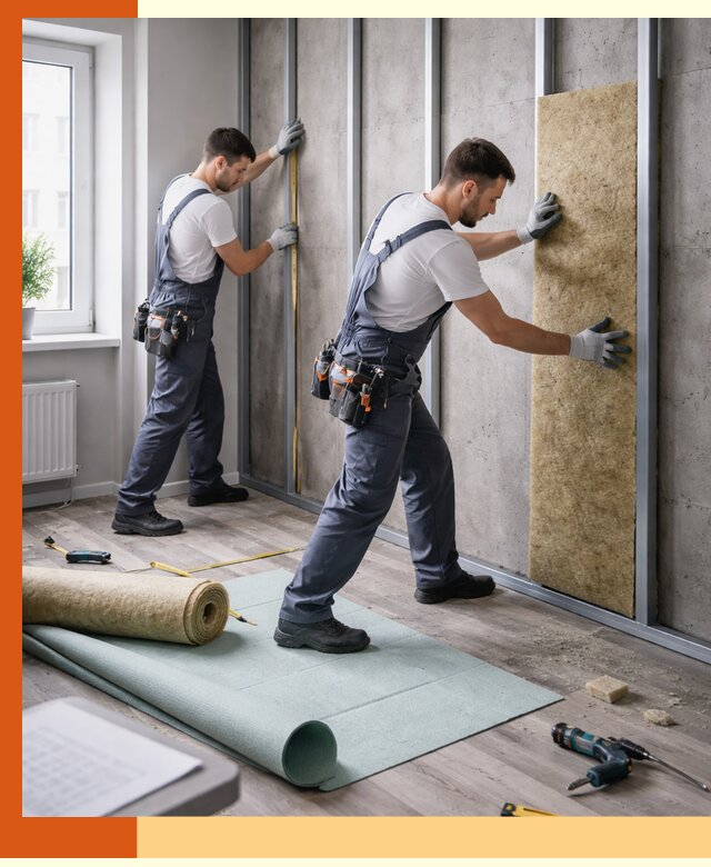 Шумоизоляция квартиры под ключ в Шатуре — профессионально и гарантированно