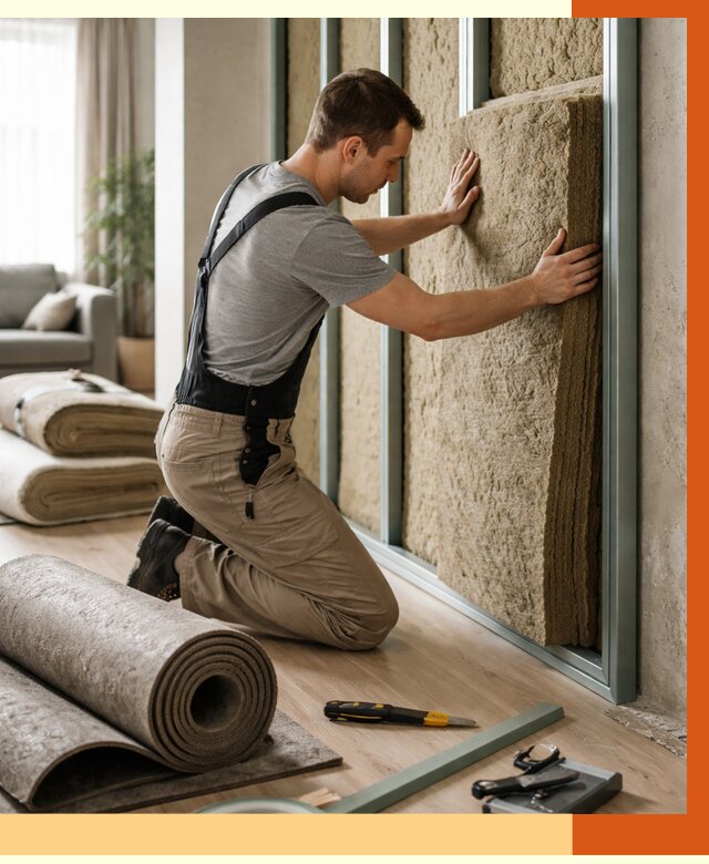 Шумоизоляция перегородок в Шатуре от 1690 руб. за м2 — ТепломастерШтр