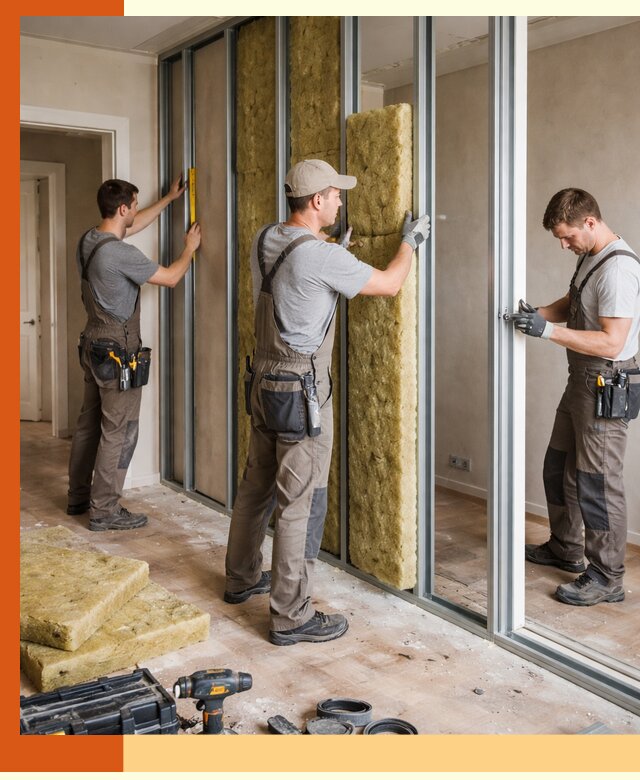 Шумоизоляция межкомнатных перегородок в Шатуре эффективно и надёжно