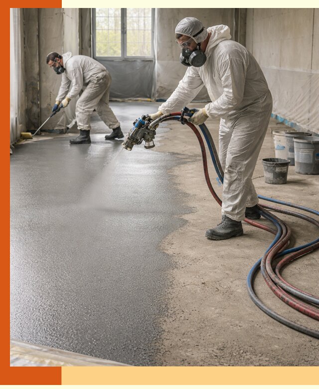 Гидроизоляция полимочевиной полов и конструкций в Шатуре