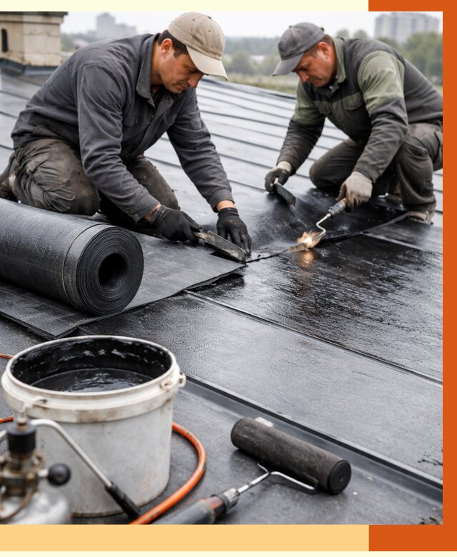 Гидроизоляция фальцевой кровли в Шатуре от 7683 руб. под ключ | ТепломастерШтр