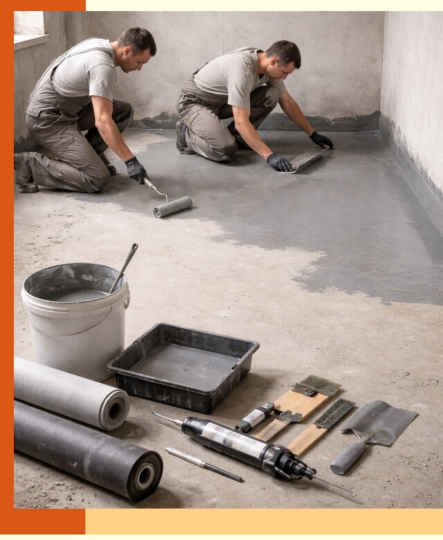 Гидроизоляция пола в Шатуре — надежная защита от влаги и протечек