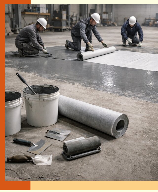 Гидроизоляция промышленного пола в Шатуре — защита и долговечность